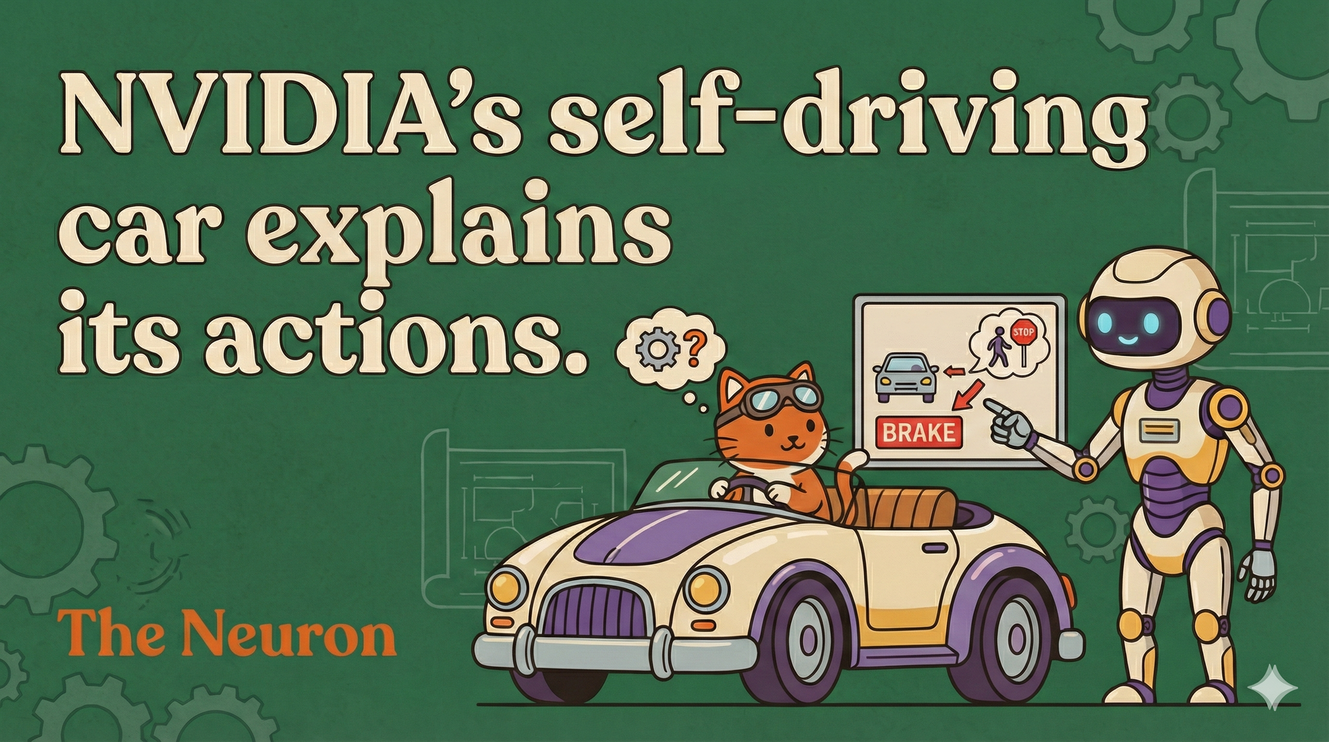 😸 NVIDIA's car AI can explain itself