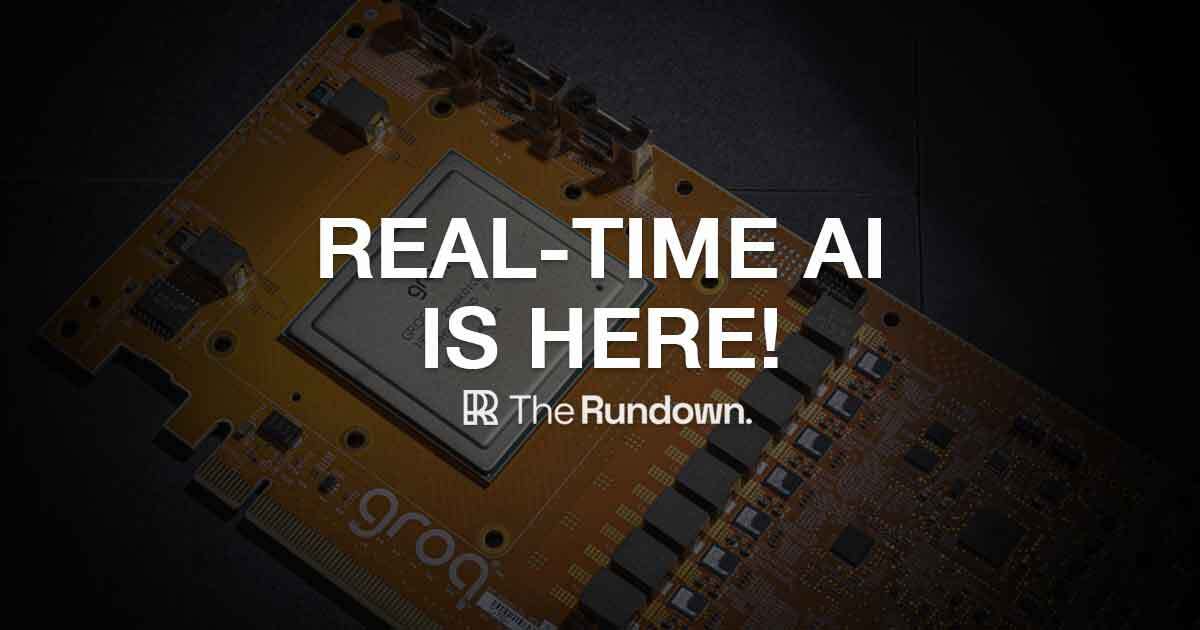 Groq creates the world's fastest AI