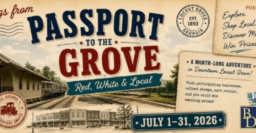 Passport to the Grove - Explore, Shop, Discover, Win