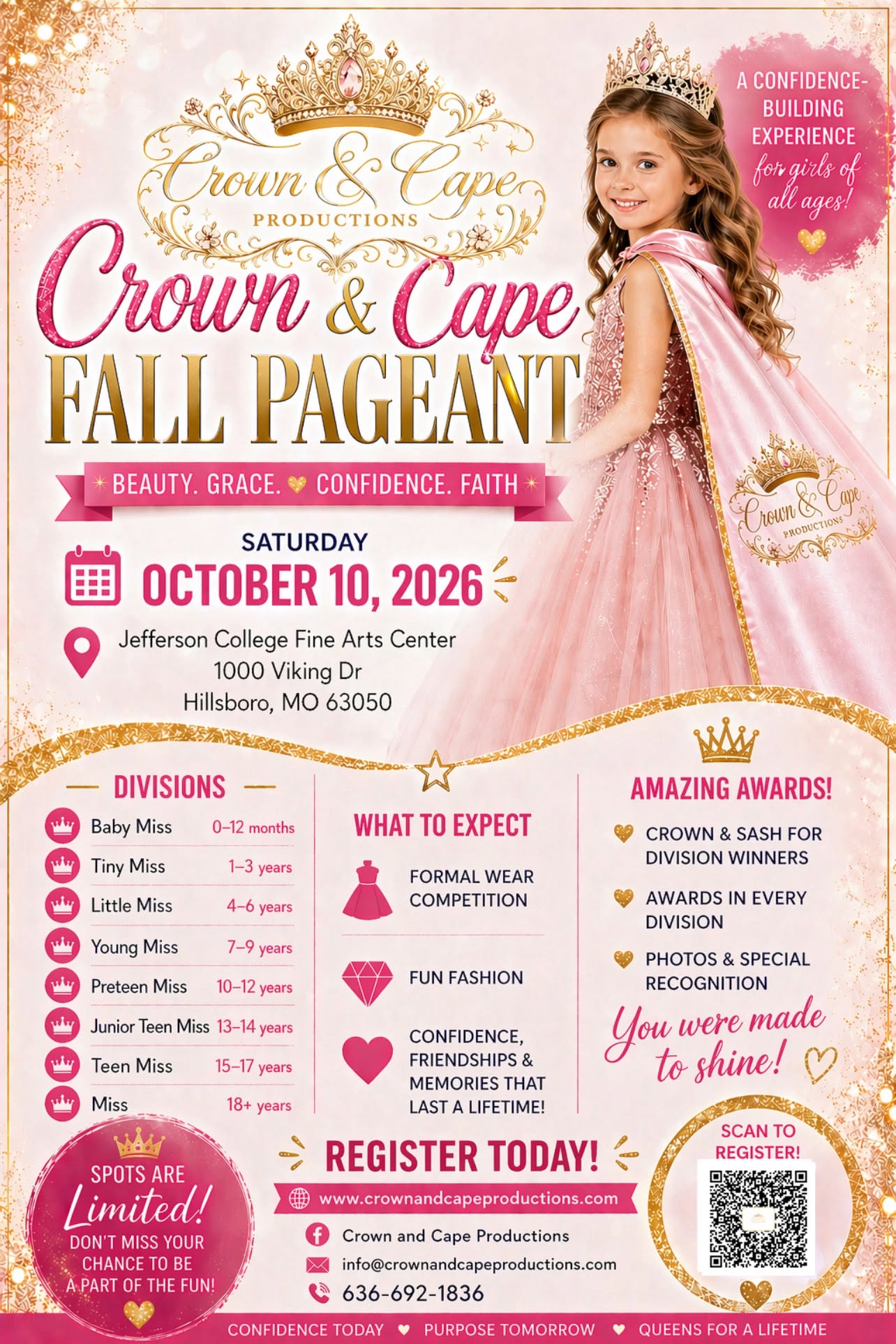 Crown and Cape Fall Pageant