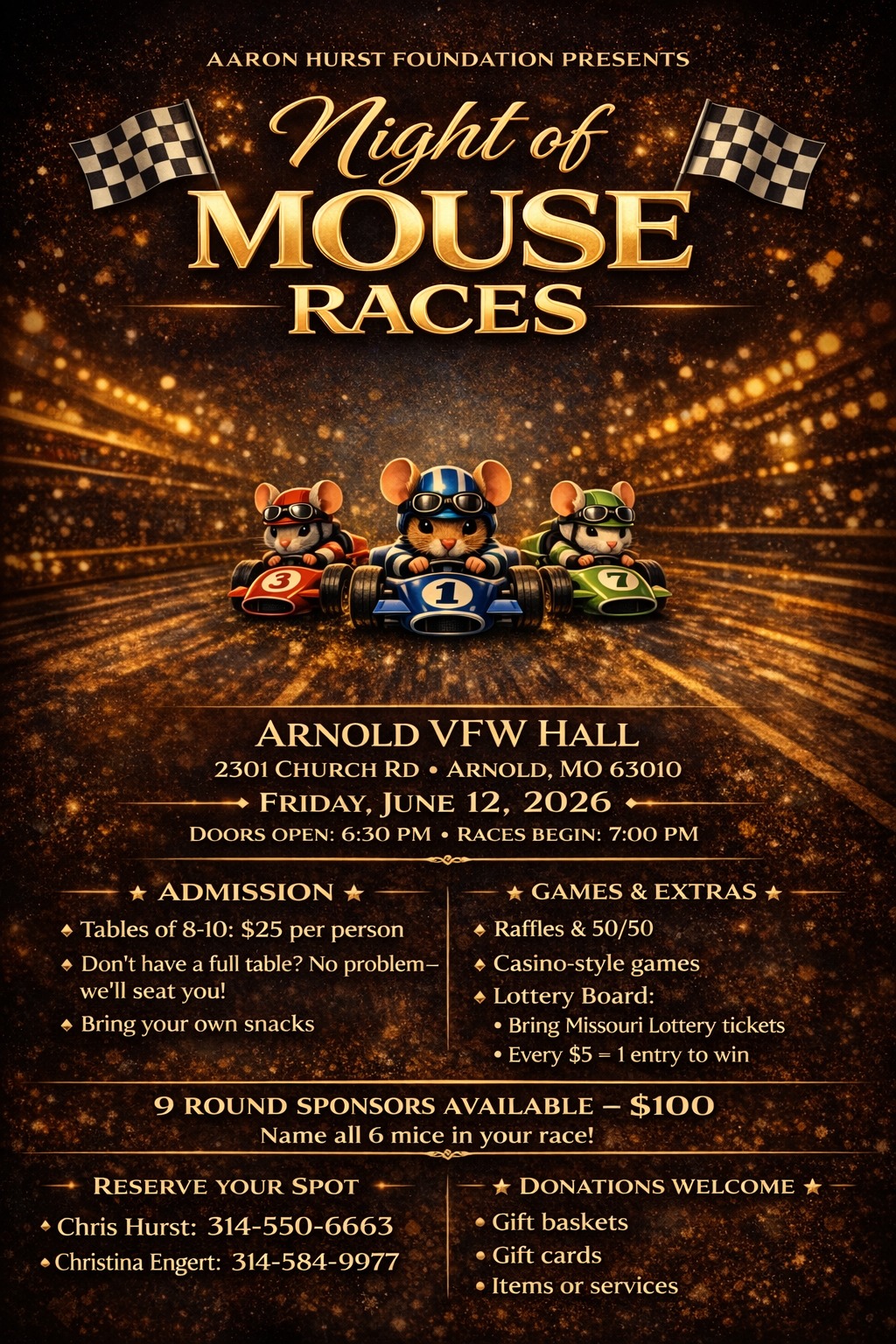 Hurst Mouse Races June 12th