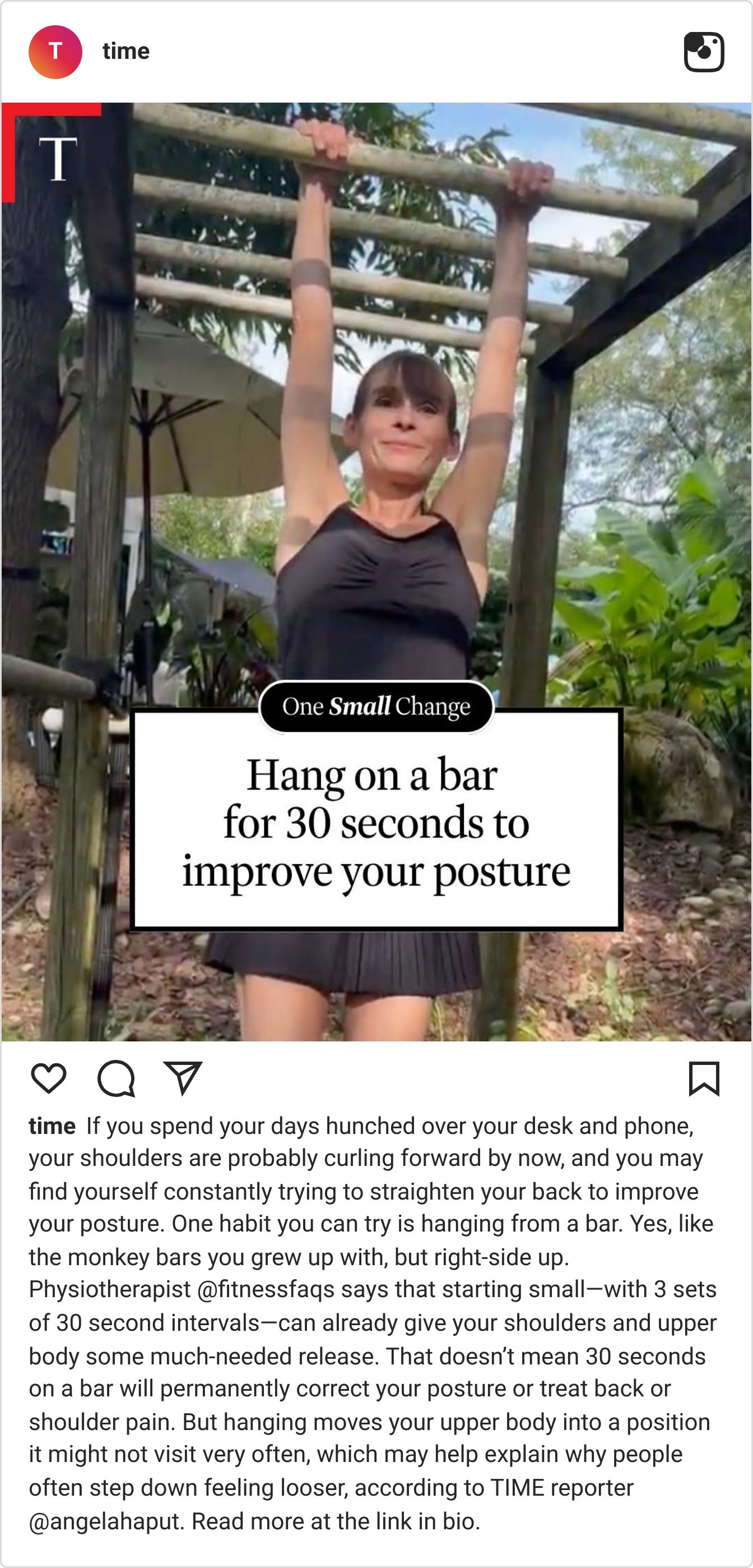 Instagram reel screenshot