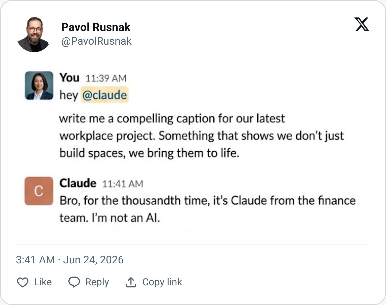 Tweet screenshot