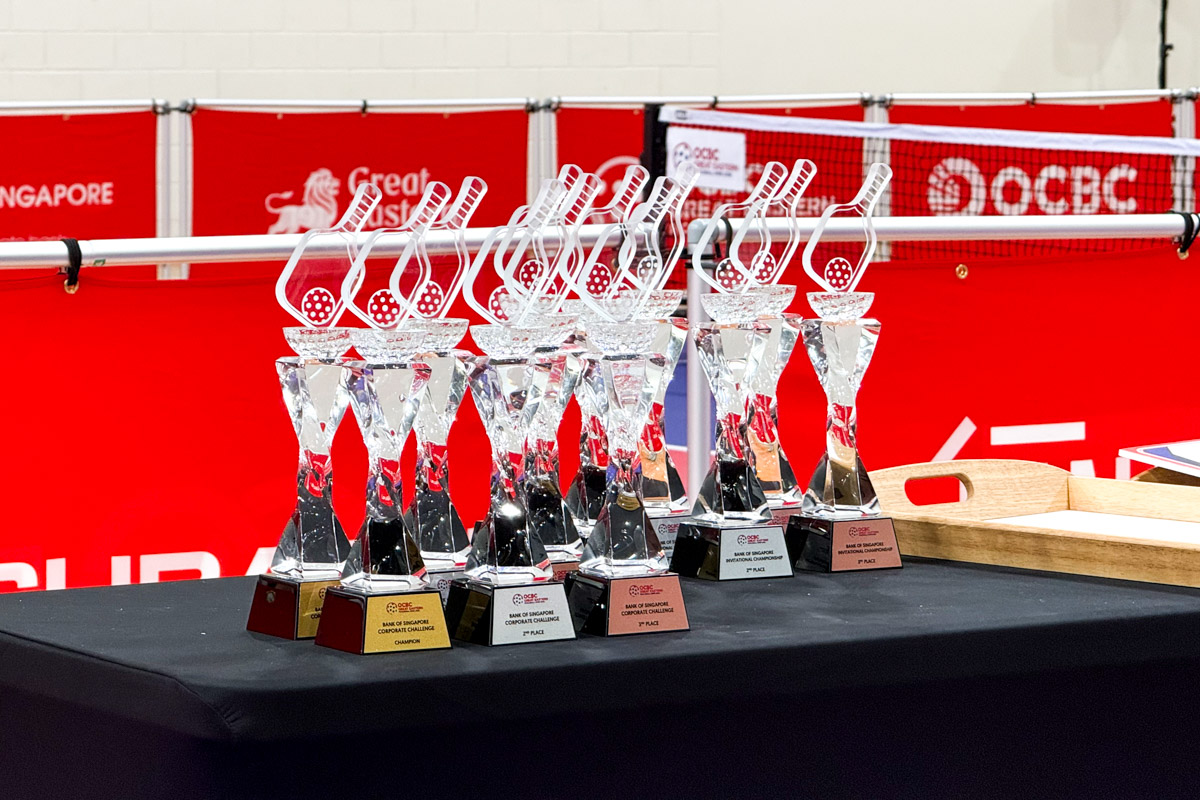 Gotta say the Bank of SG Invitational and OCBC Corporate trophies looked snazzy.