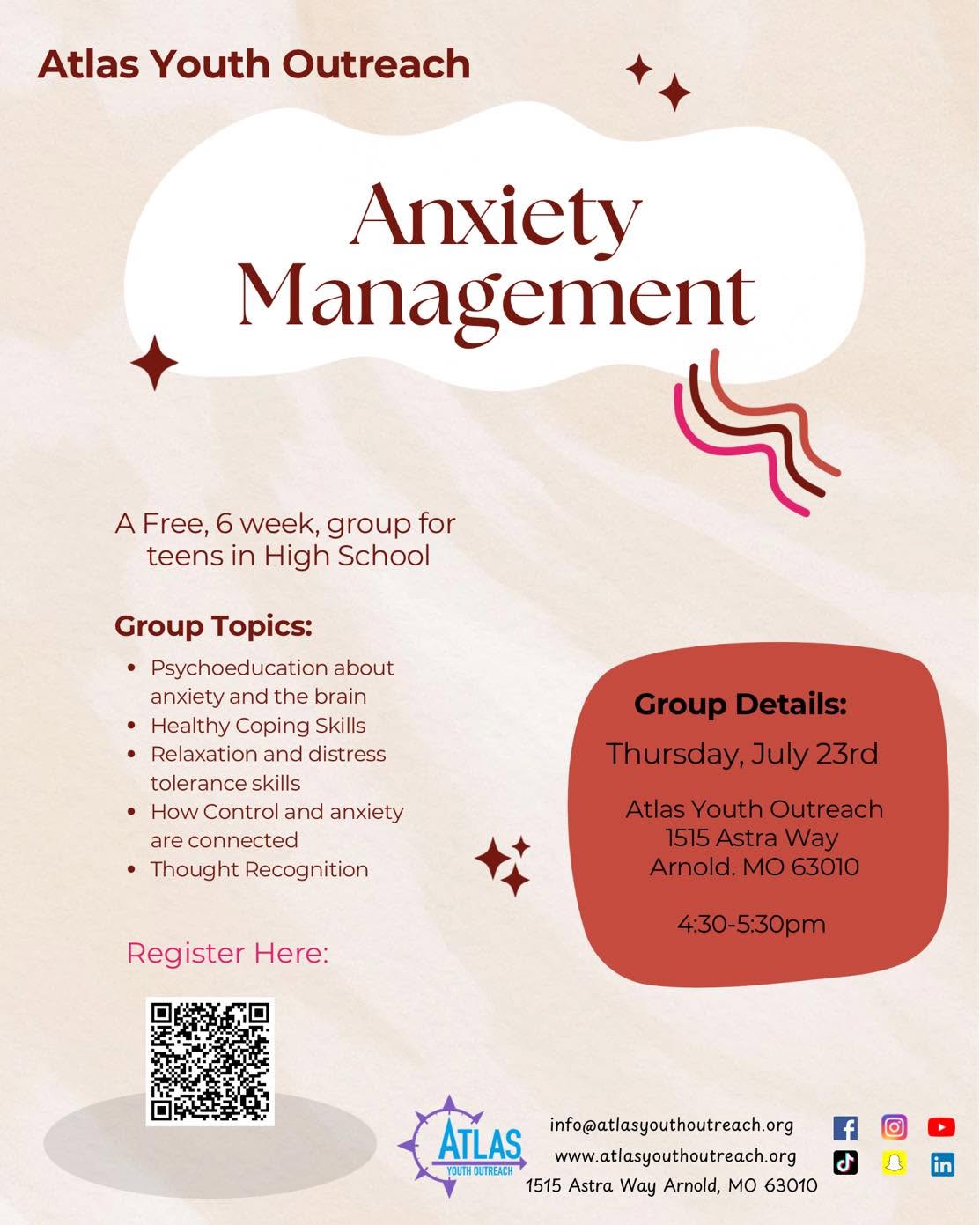 Atlas Anxiety Management July 23rd
