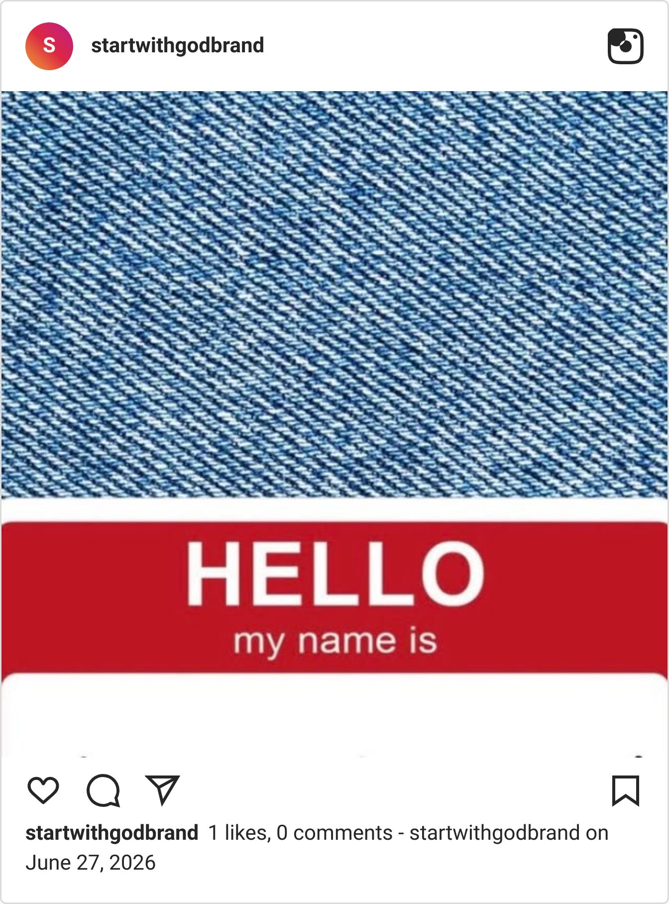 Instagram post