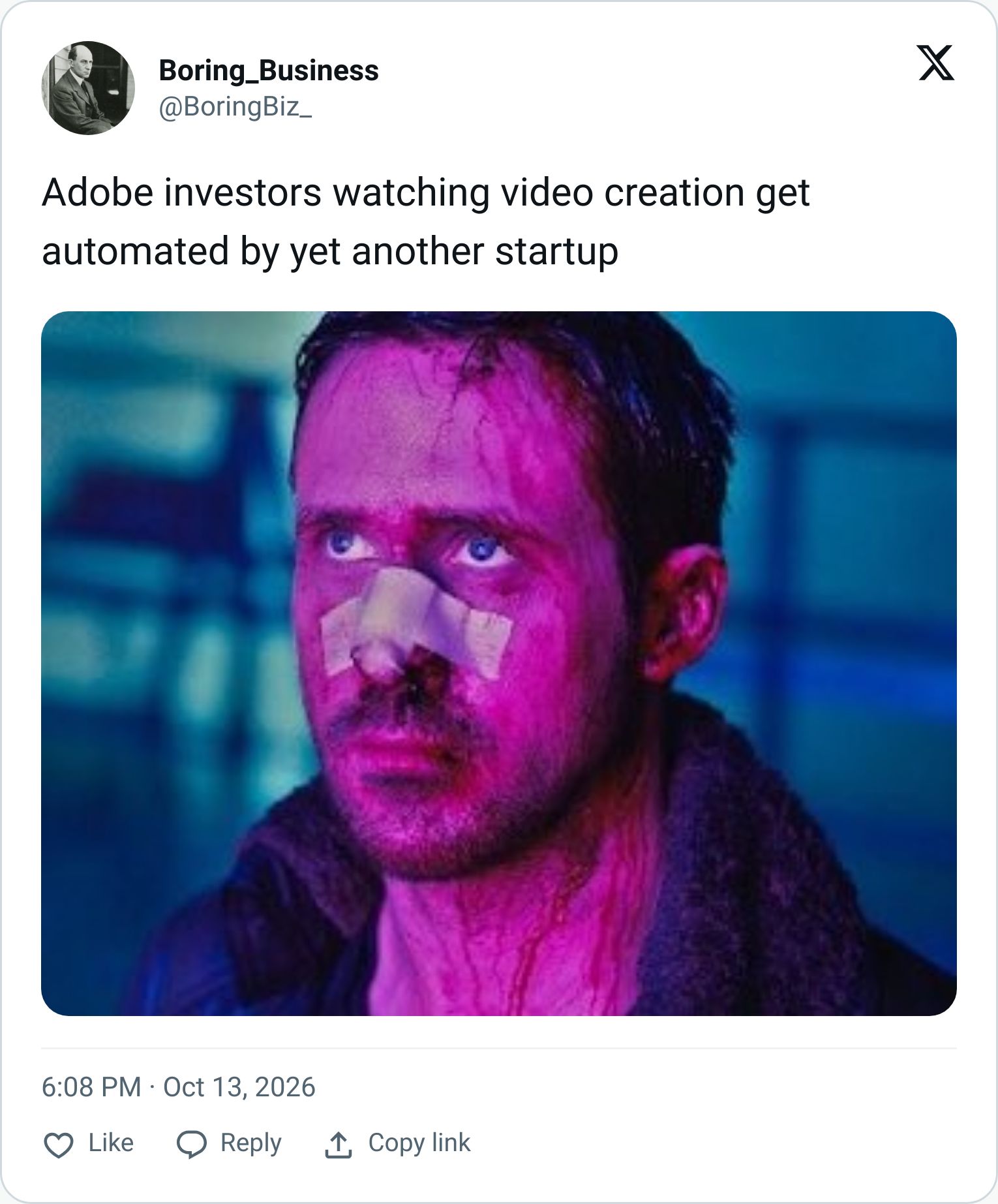 Tweet screenshot