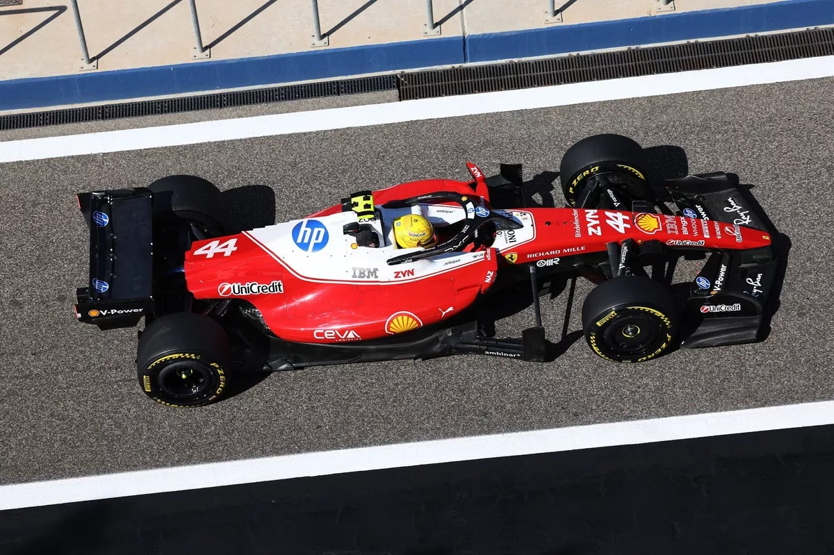 Right Rear F1 🟡 Did Ferrari just reinvent the F1 rear wing?