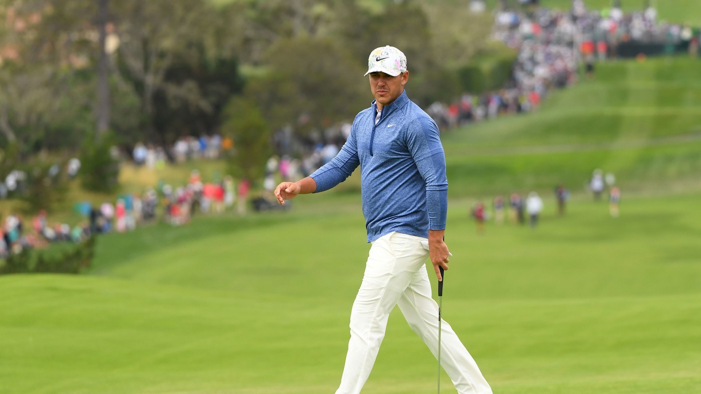 Brooks Koepka focused on the golf course