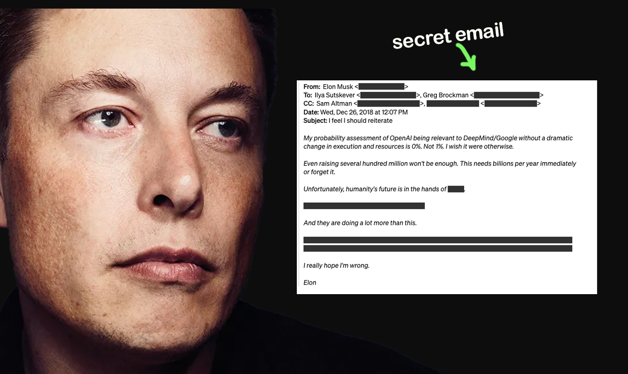 👀 Secret Elon Musk's emails