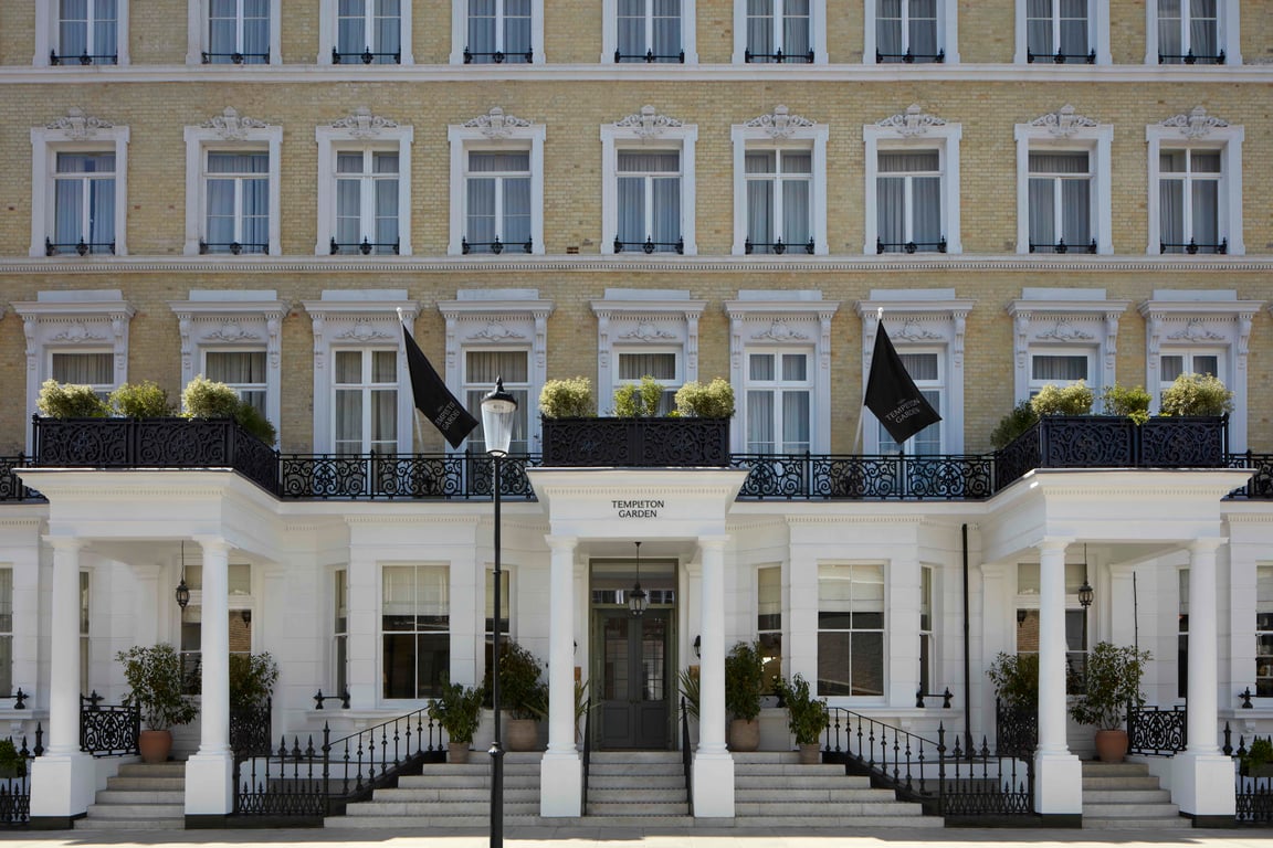 Georgian facade of Templeton Garden in Earl’s Court