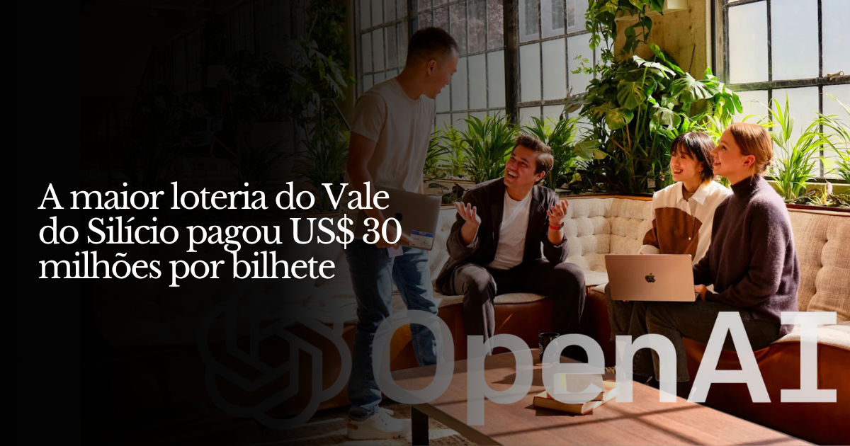 A maior loteria do Vale do Silício pagou US$ 30 milhões por bilhete