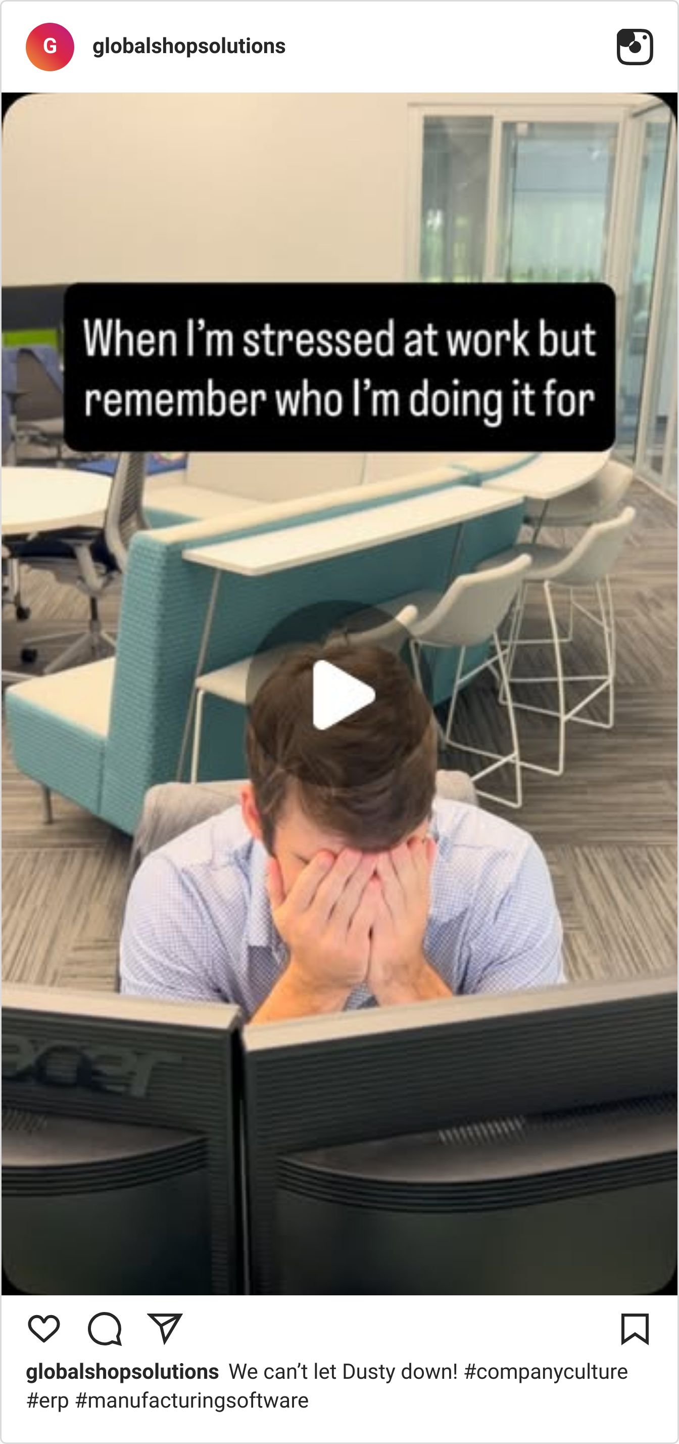 Instagram reel screenshot