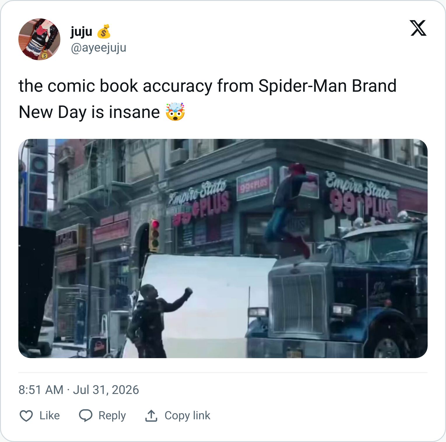 Tweet screenshot