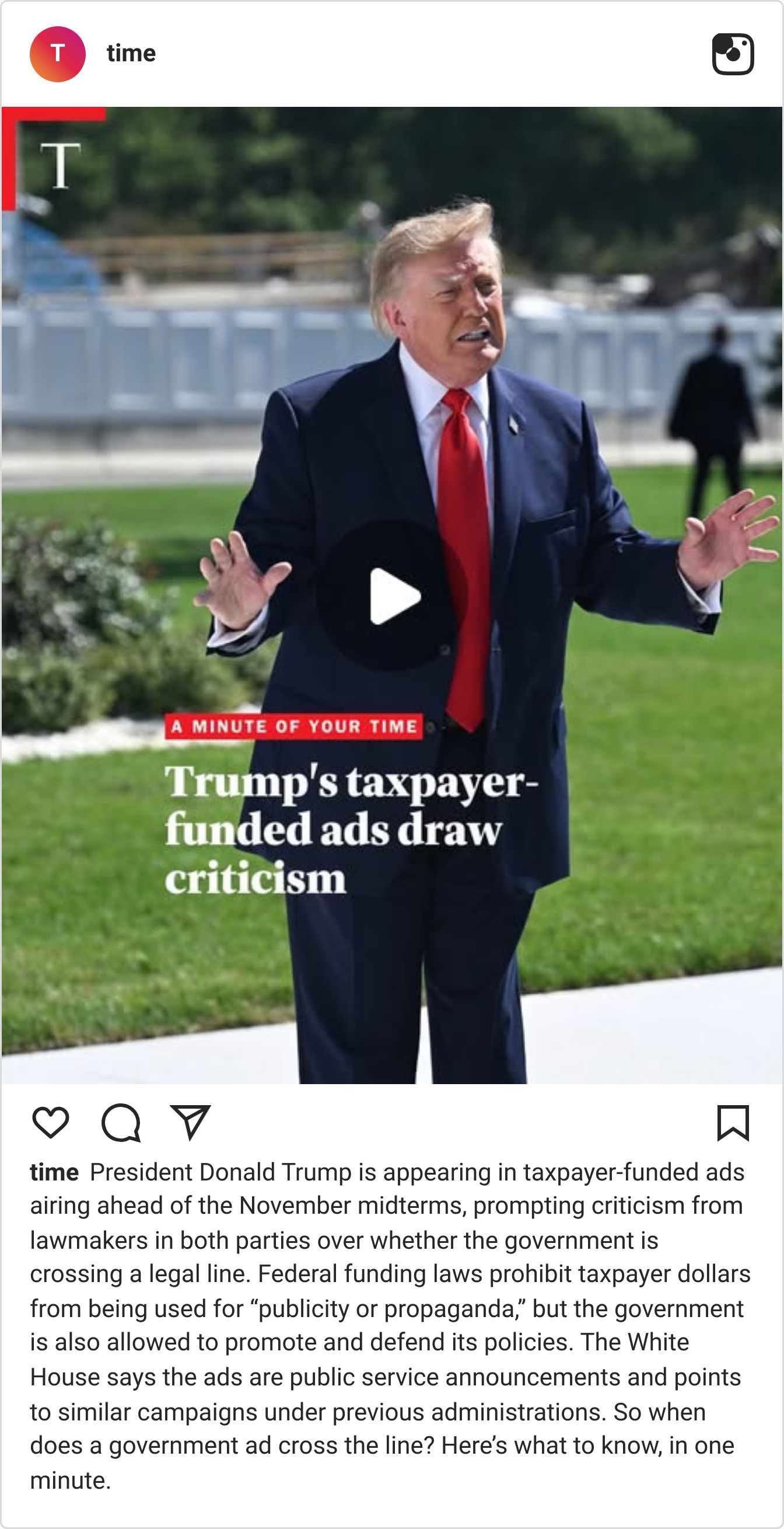Instagram reel screenshot