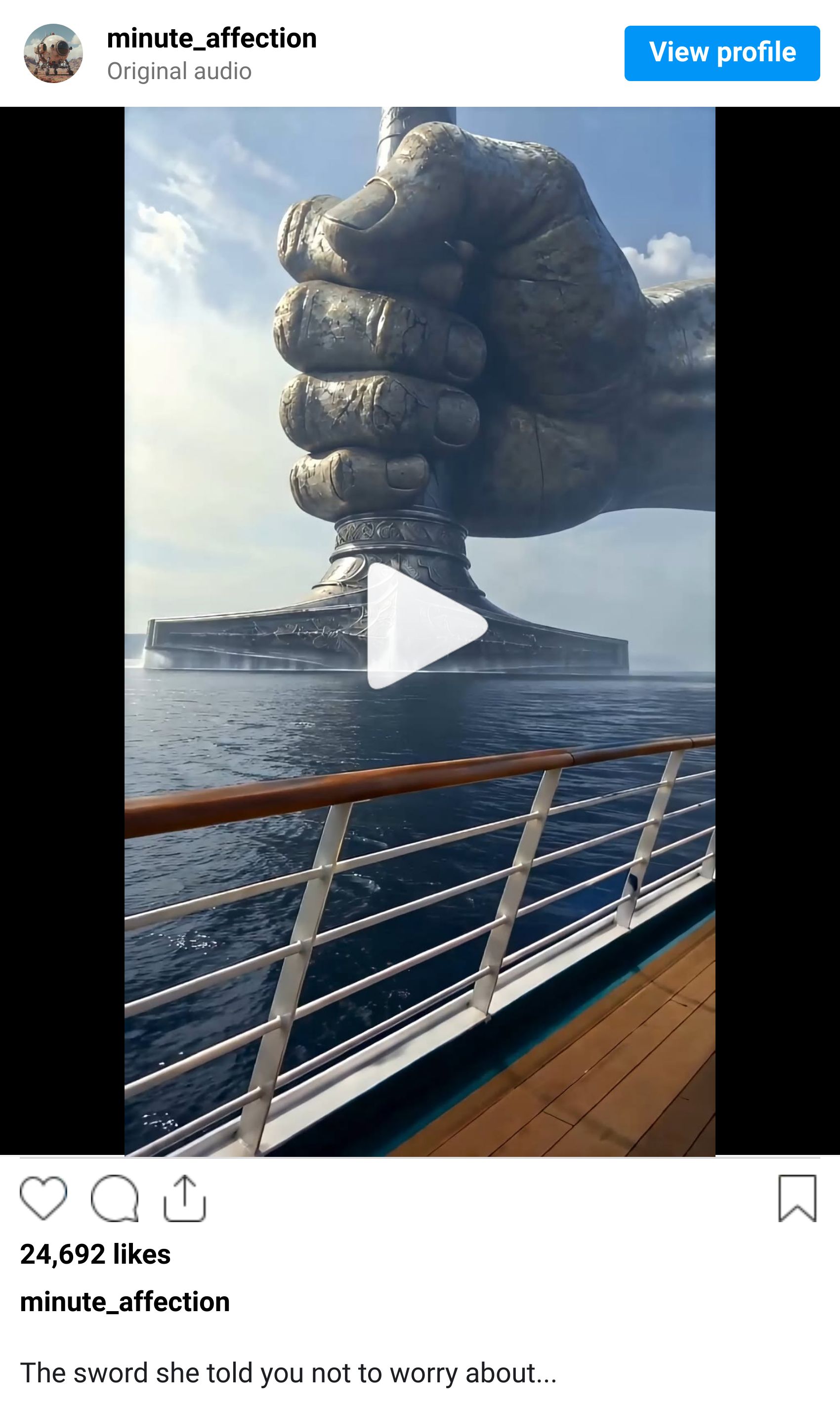 Instagram reel screenshot
