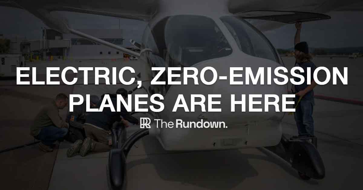 ⚡️ Electric planes are here... 