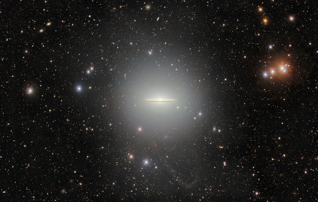 The spectacular Sombrero galaxy