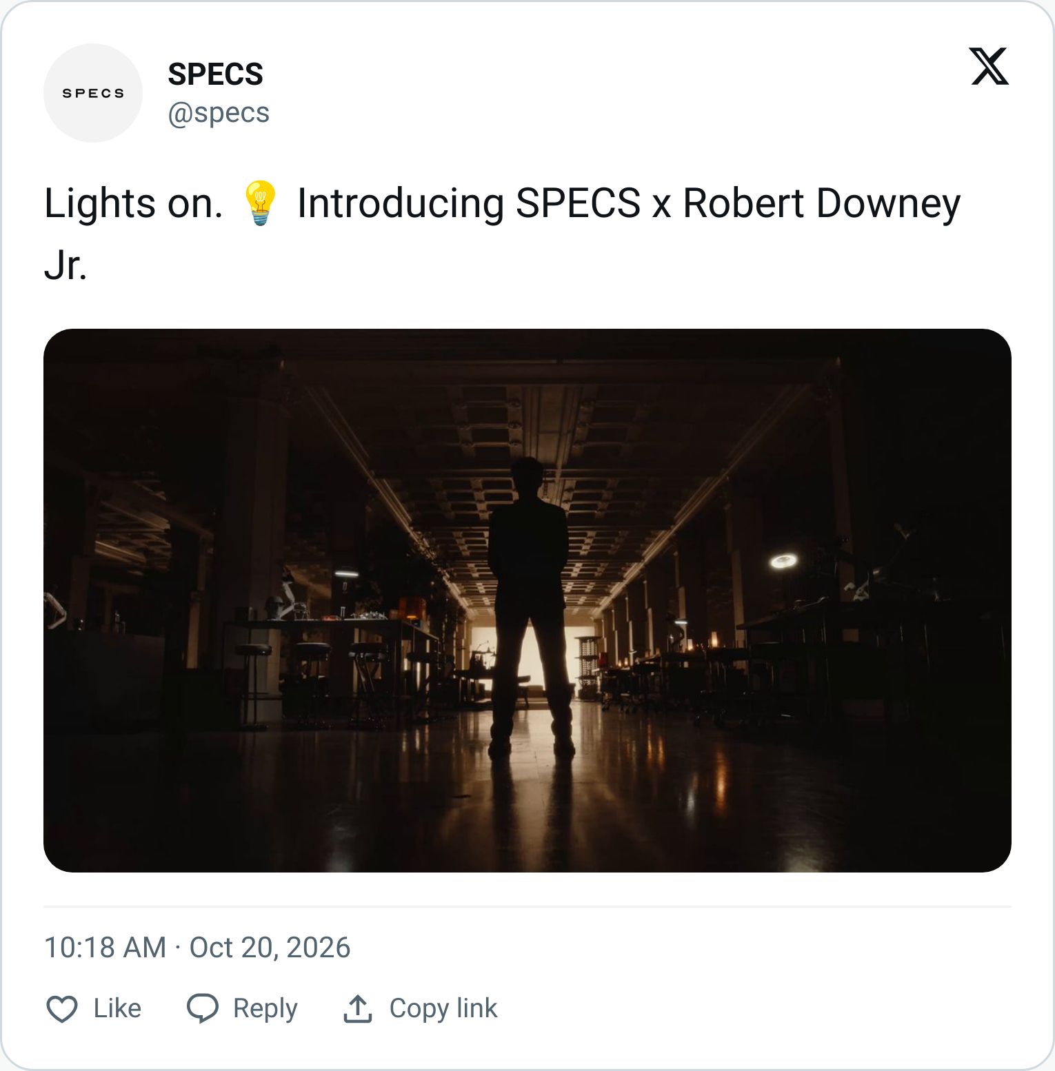 Tweet screenshot
