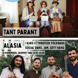 Affisch för Klubb Lubb med Tant Parant och Alasia