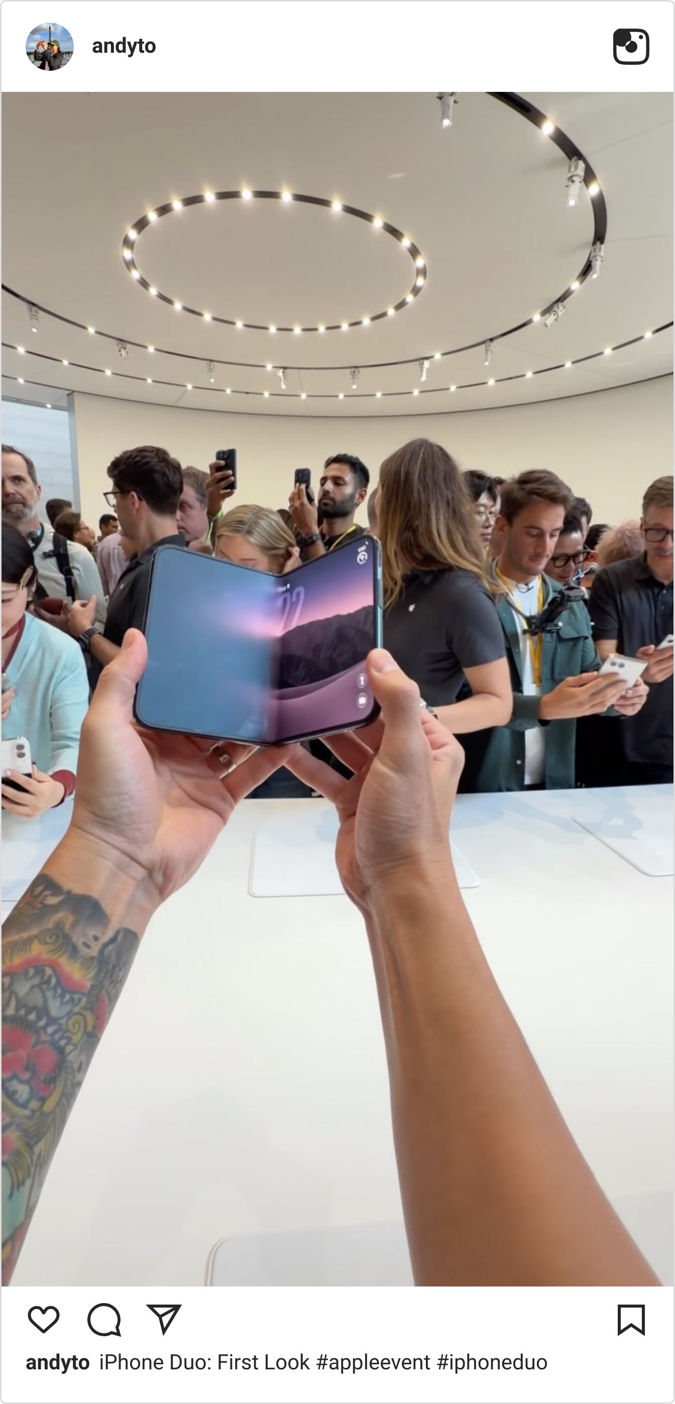 Instagram reel screenshot