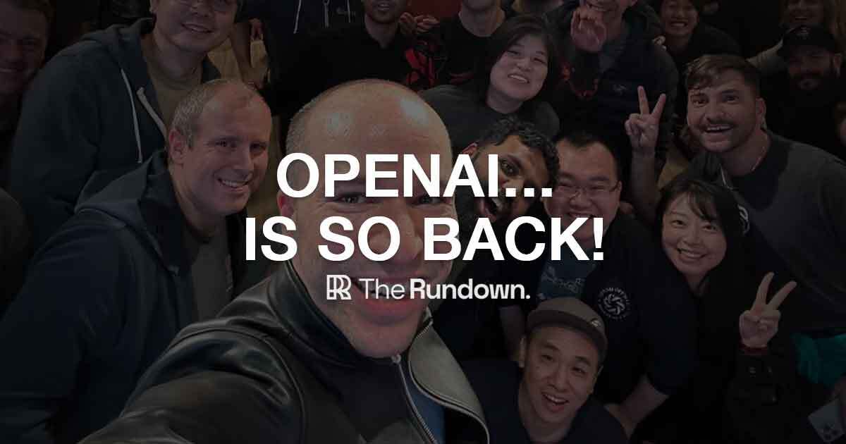 OpenAI is SO back!