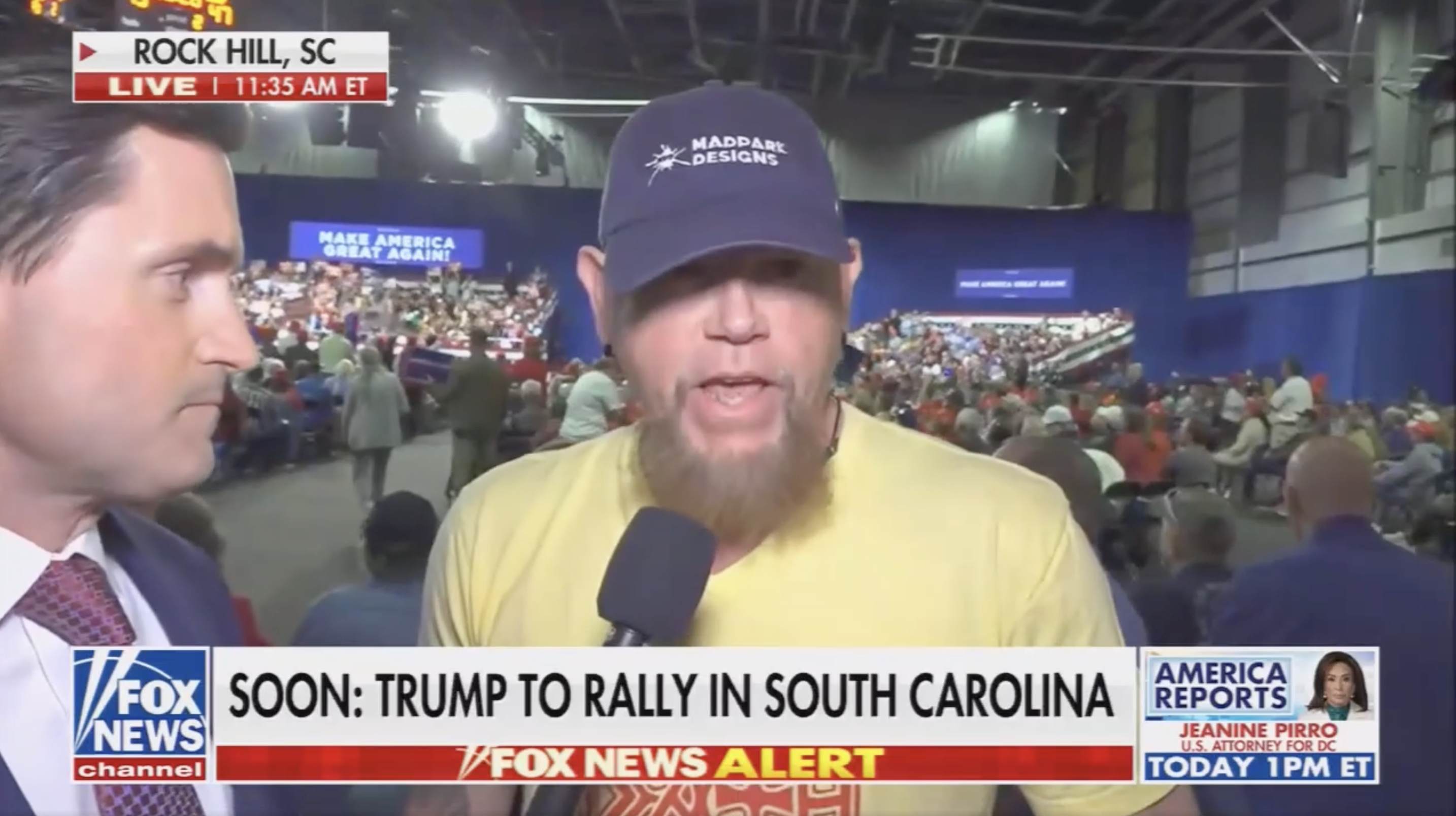 I talked to Tom, the viral ‘Jonestown’ Trump rally guy
