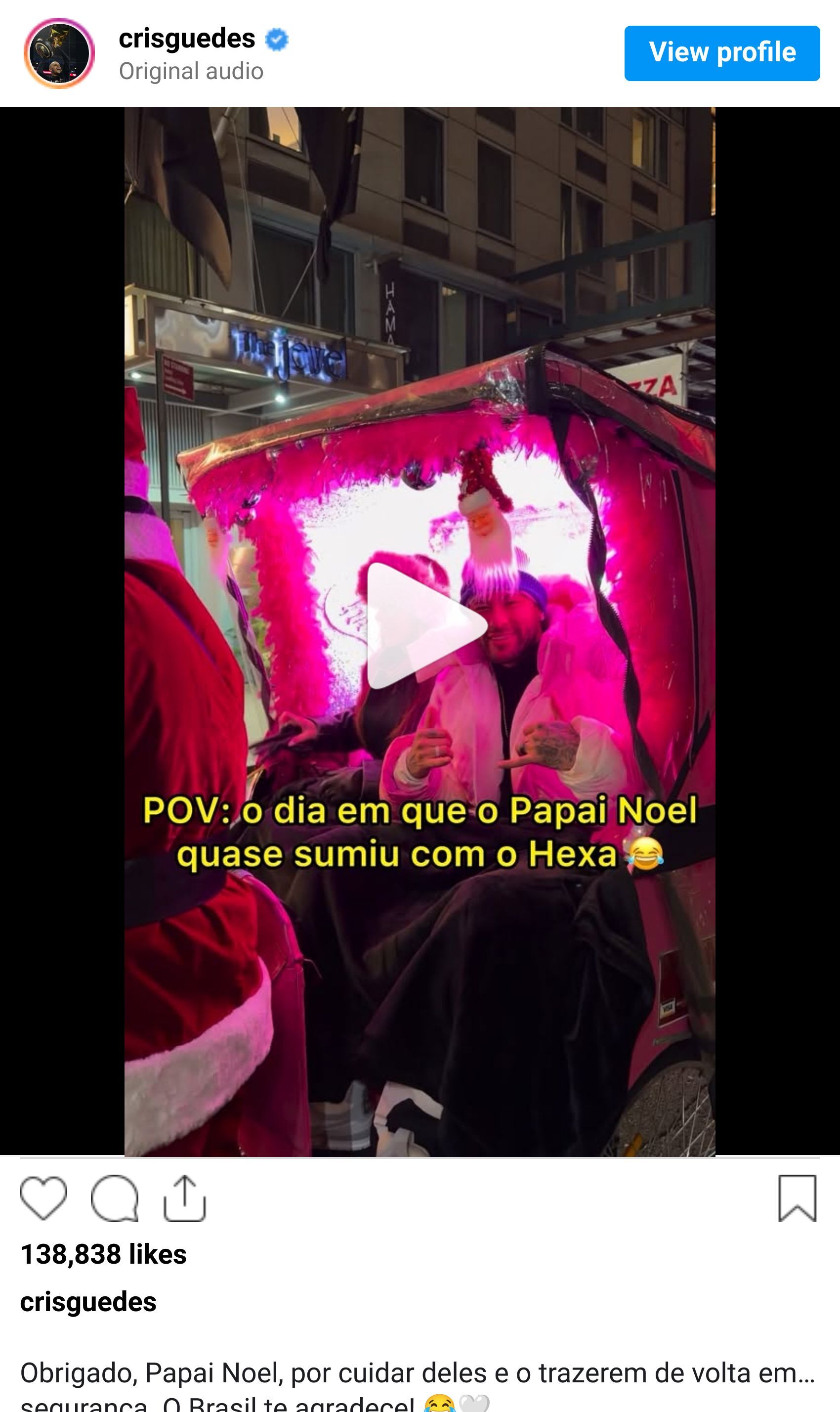 Instagram reel screenshot