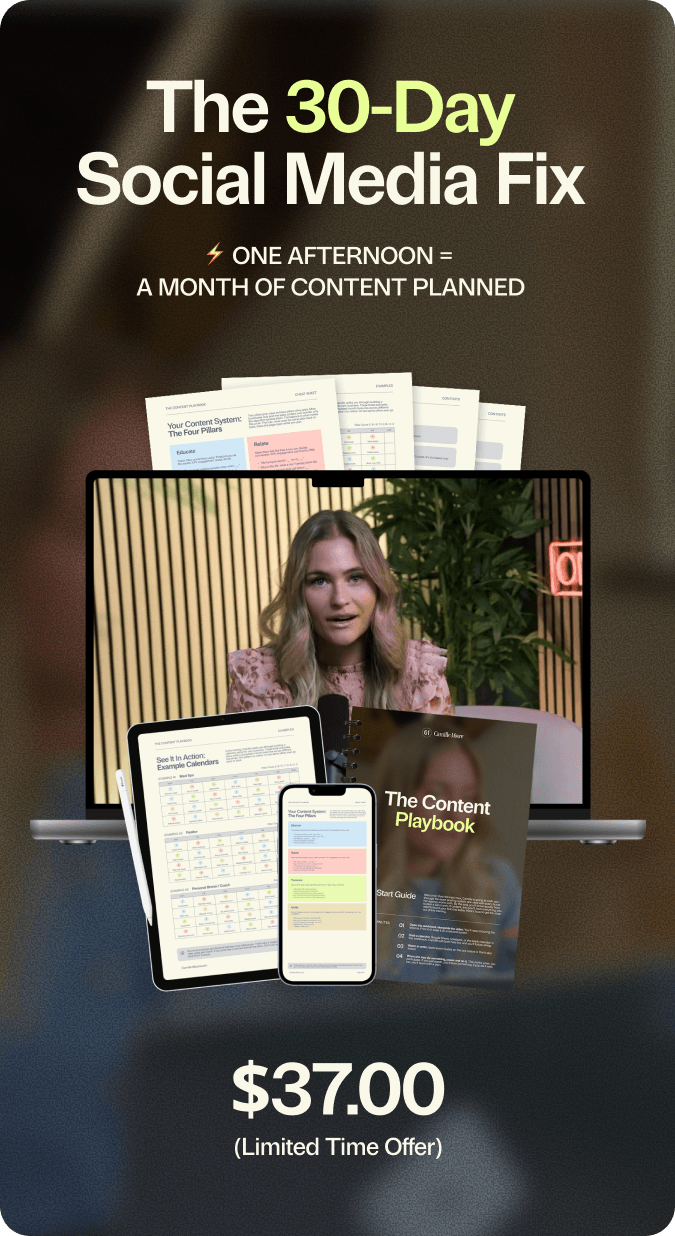 The 30-Day Social Media Fix