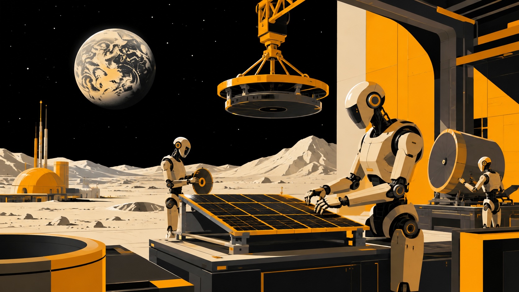 Musk's moon factories need robots