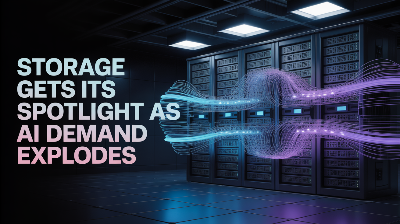 Storage Gets Its Spotlight as AI Demand Explodes