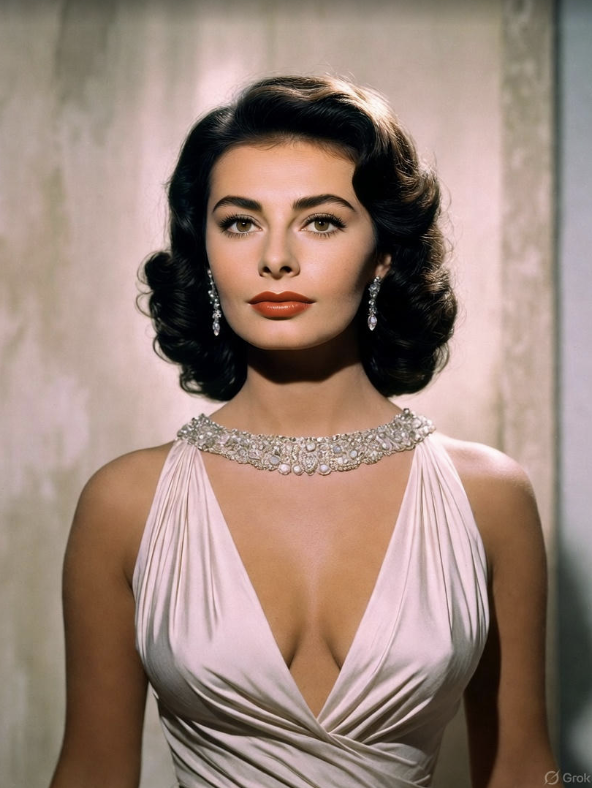 Sophia Loren classic studio portrait from 1960