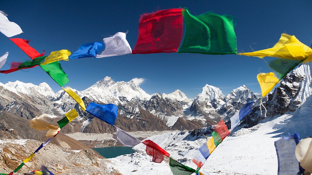 Climbers on Mount Everest