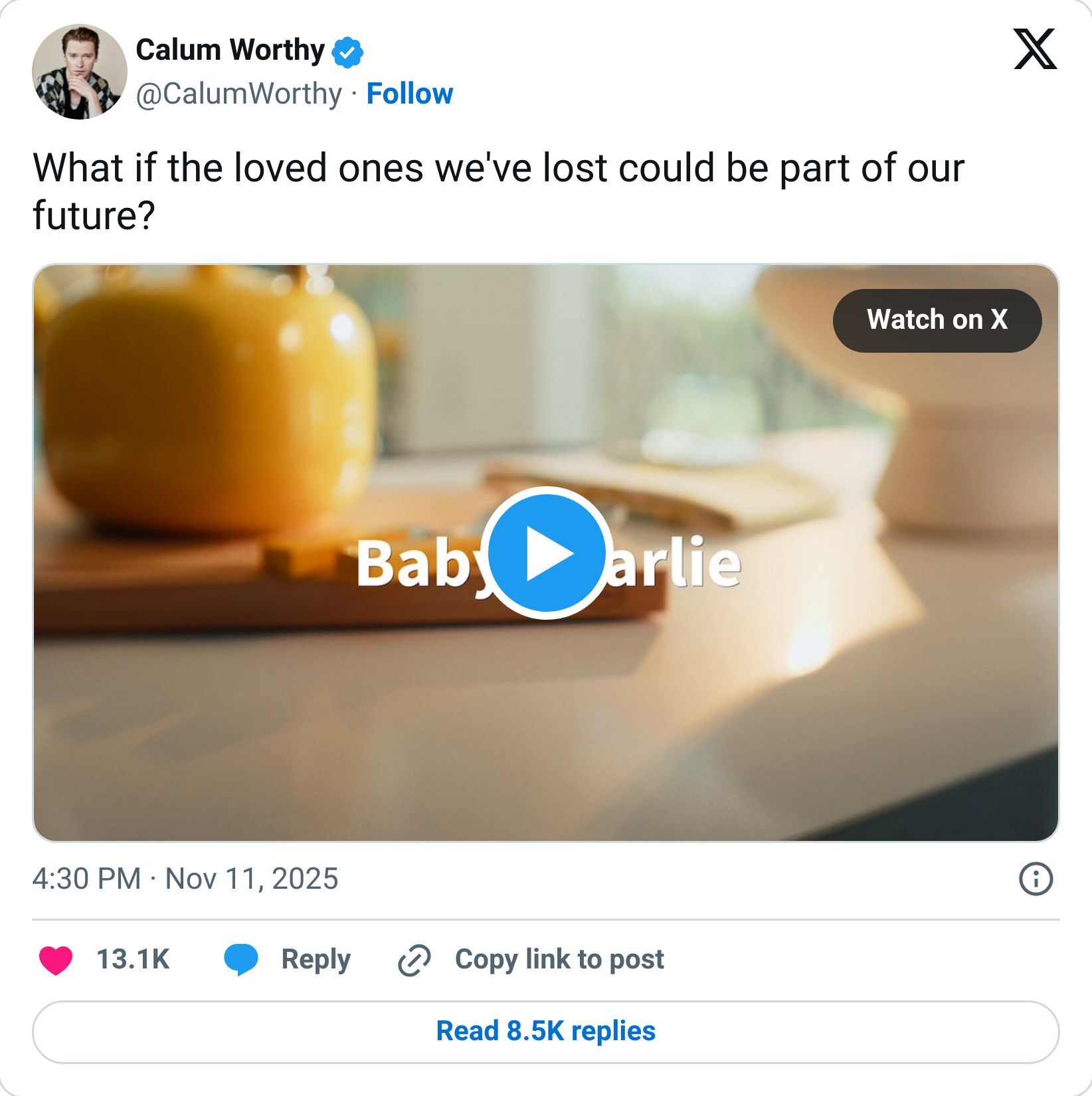 Tweet screenshot