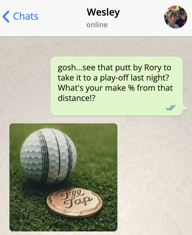 Wesley Bryan Reaction to Rory