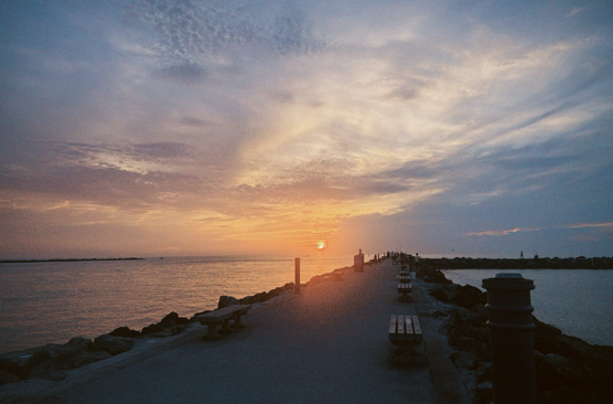 Sunrise at the jetty