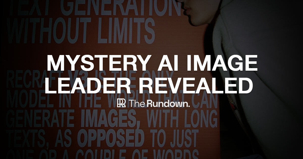 Mystery AI image leader revealed