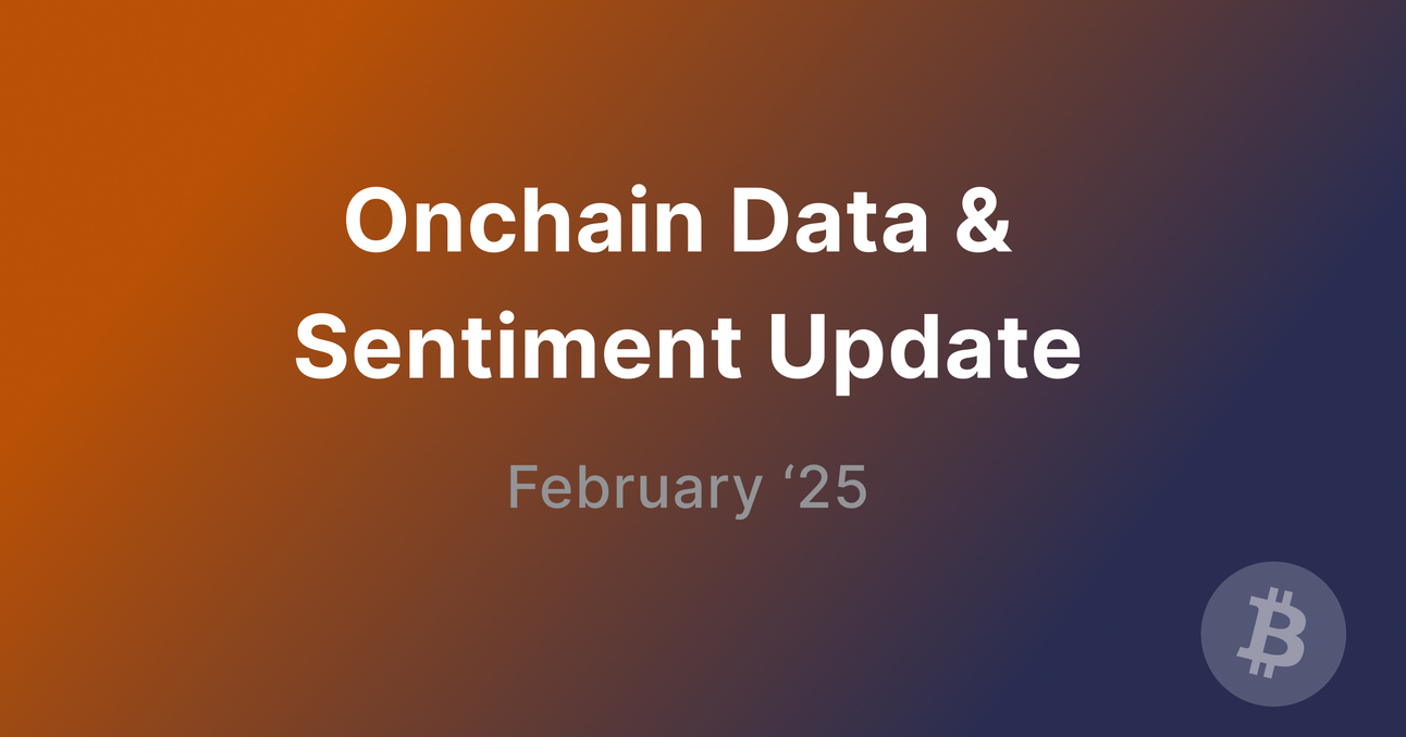 Onchain data pointing to cycle top? 