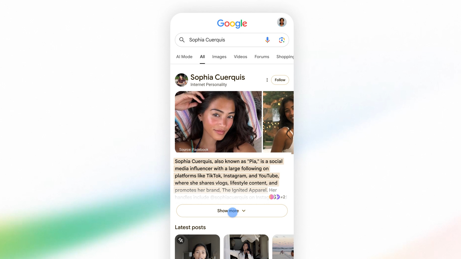 Google turns search into creator hubs