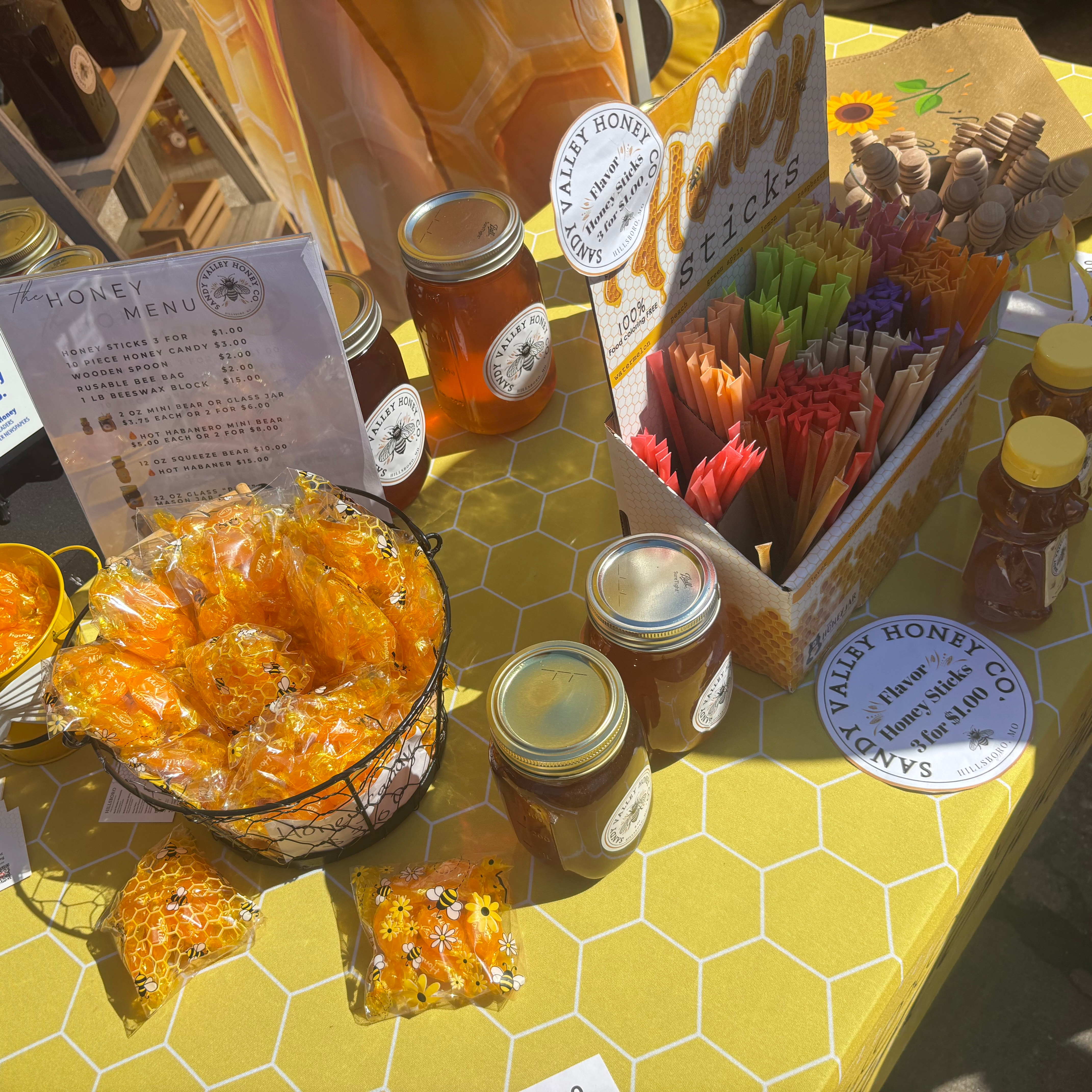 Hot habanero honey from Sandy Valley Honey Company