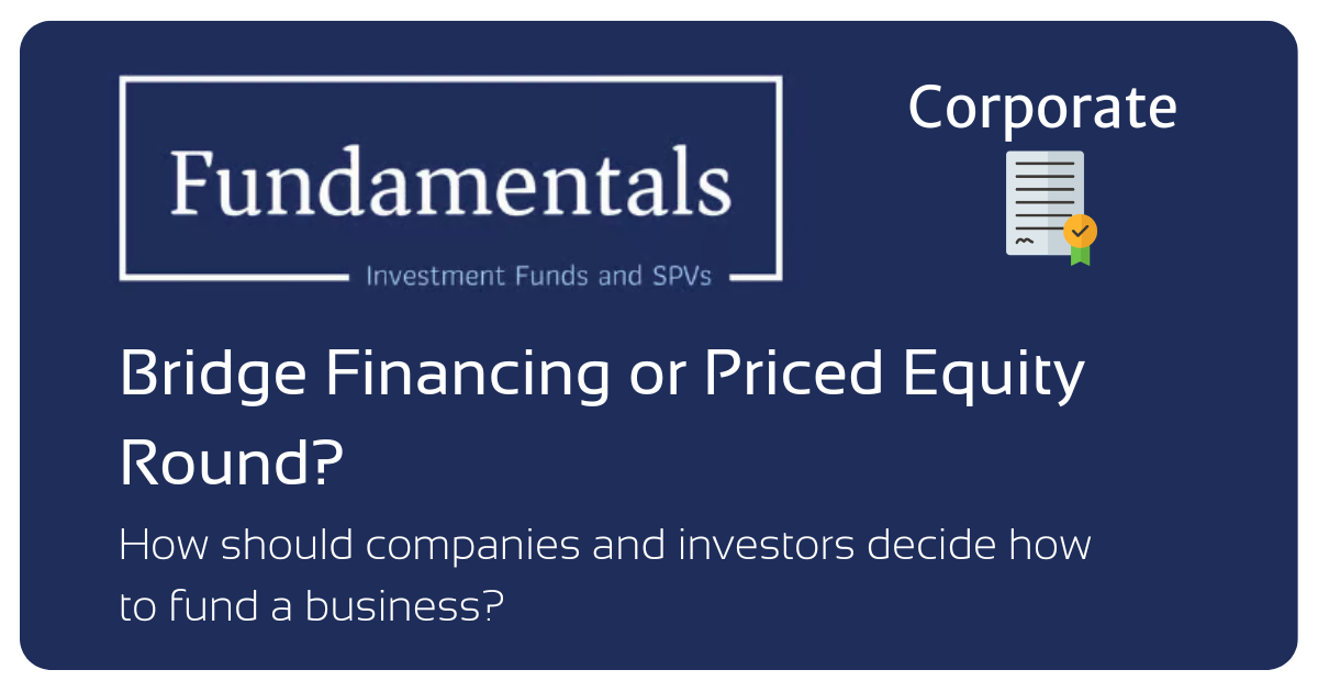 Euity Bridge 📄 Bridge Financing or Priced Equity Round?