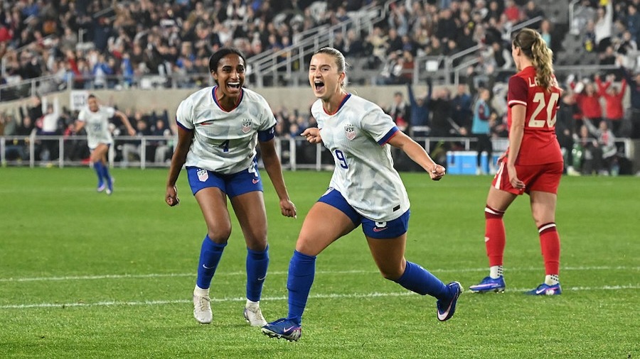 USWNT tops Canada to take SheBelieves lead post thumbnail