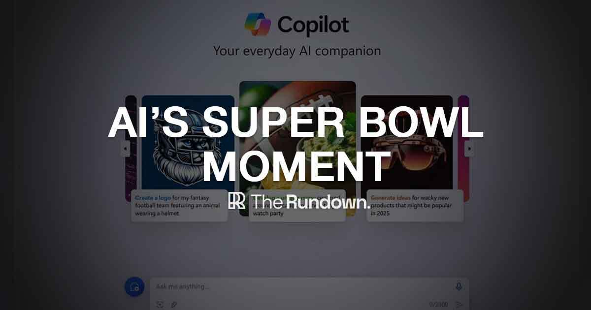 AI's Super Bowl moment!