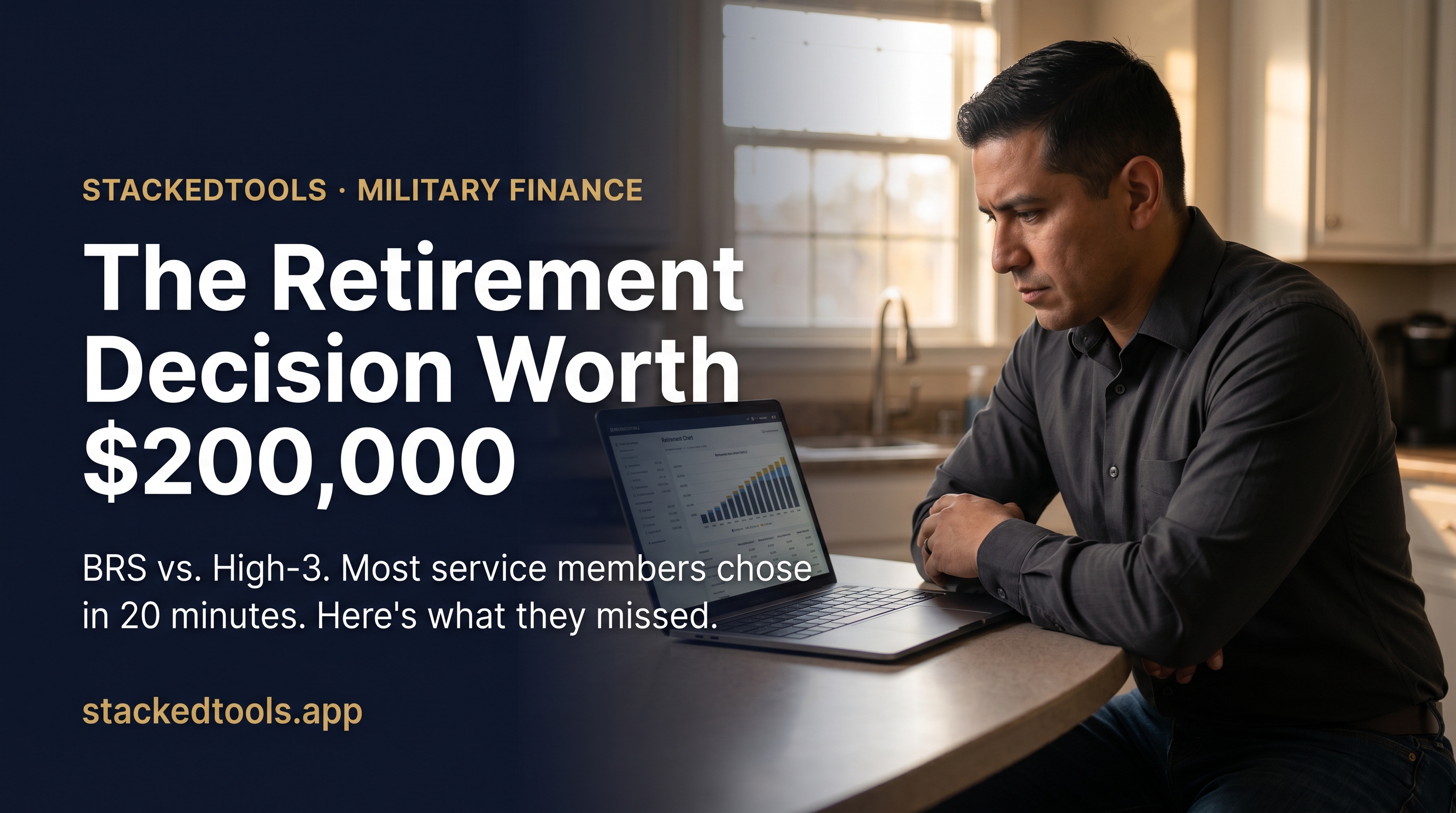 The Military Retirement Decision Worth $200,000