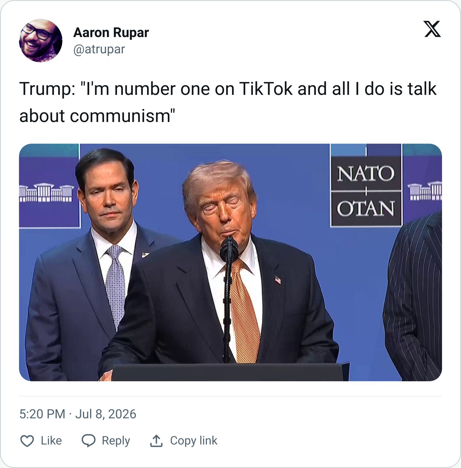 Tweet screenshot