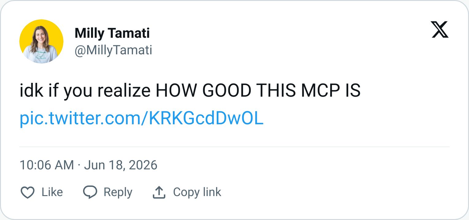 Tweet screenshot