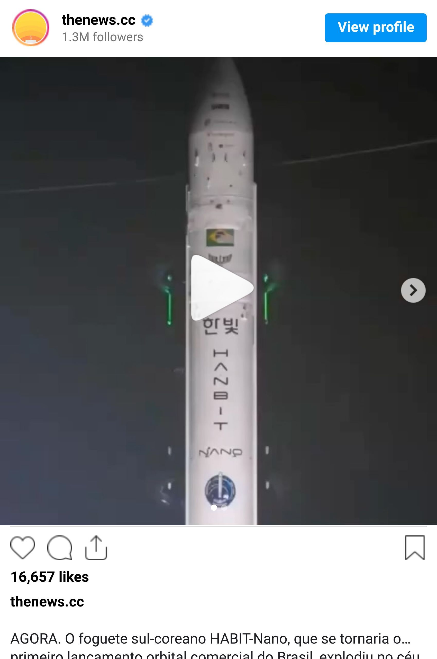 Instagram reel screenshot