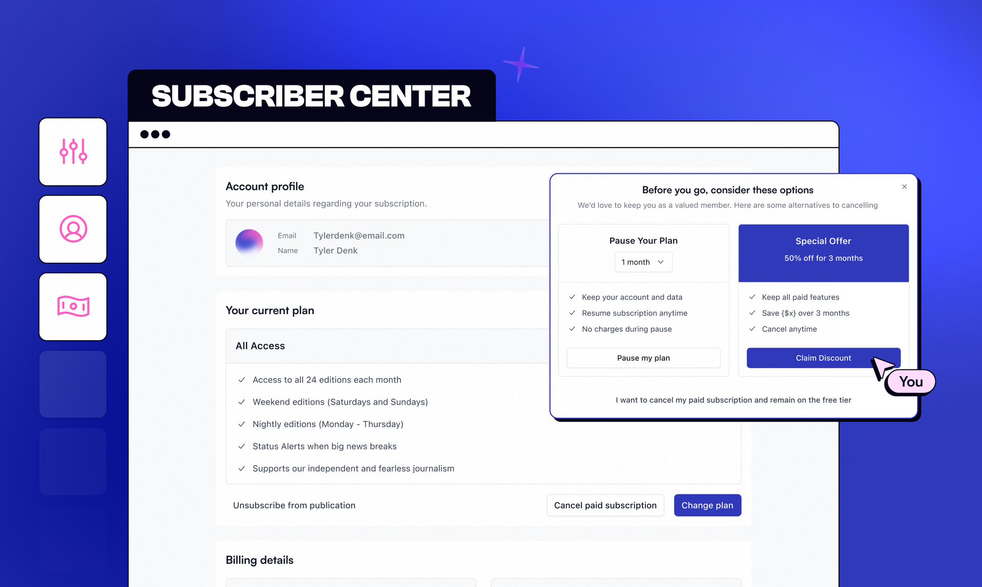 Subscriber Center