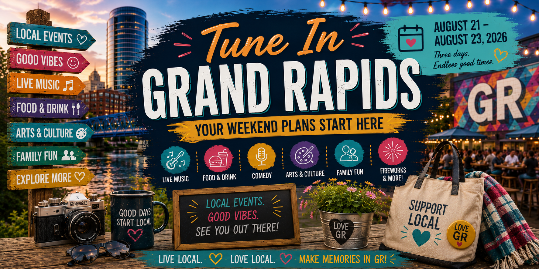 Your weekend just got crowded (in a good way)