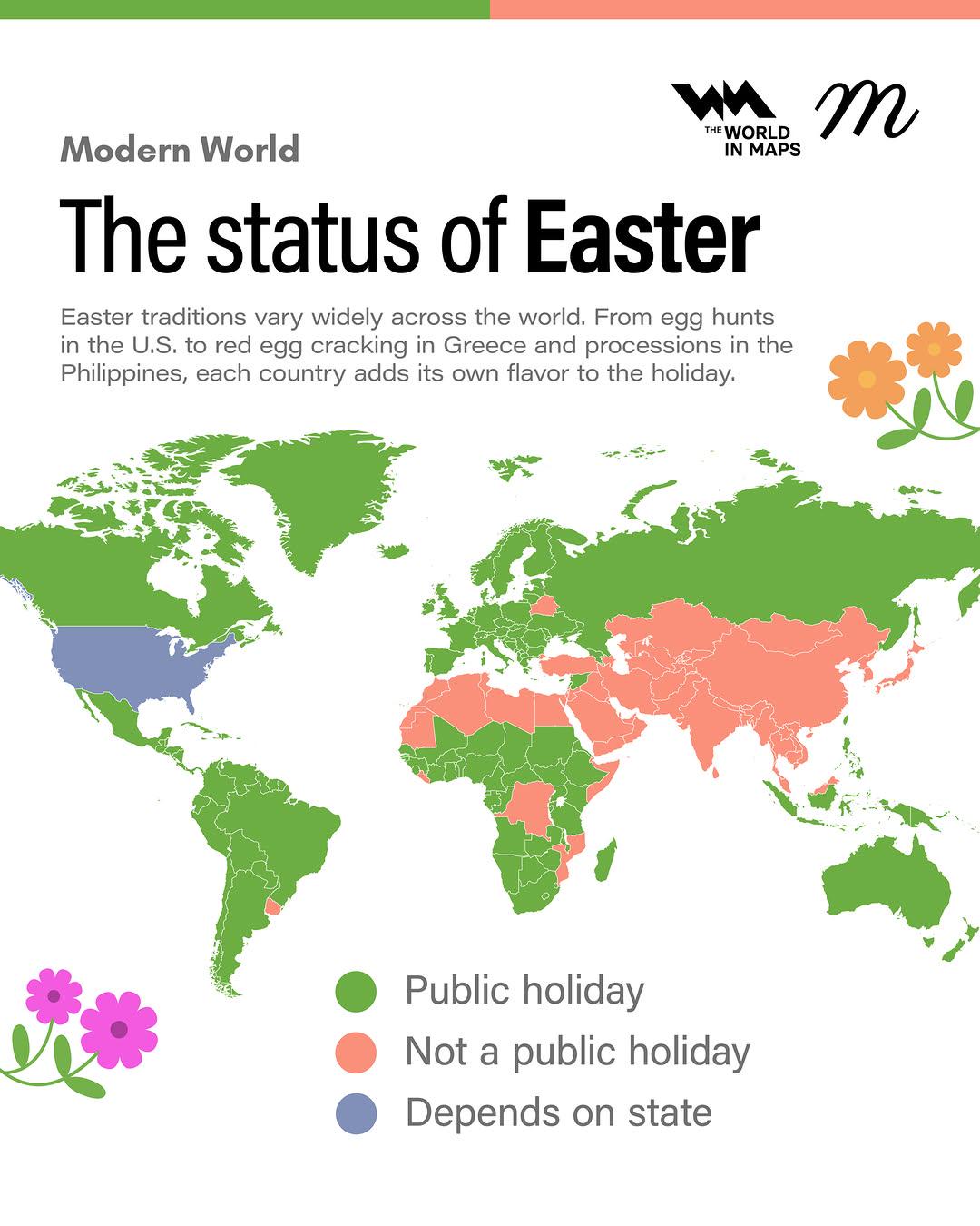 Good Easter Map 11 Maps For Easter